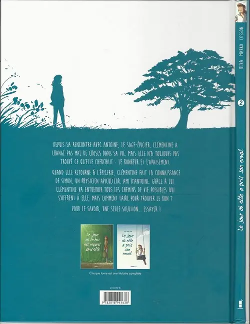 Verso de l'album Le Jour où... Tome 2 Le jour où elle a pris son envol