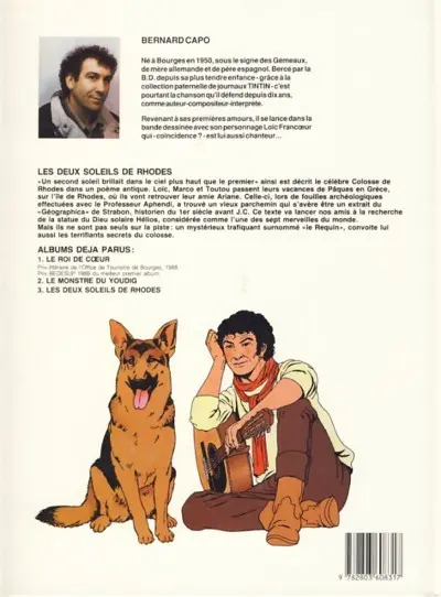 Verso de l'album Loïc Francœur Tome 3 Les Deux Soleils De Rhodes