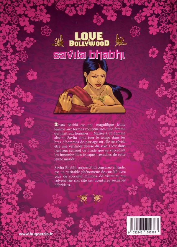 Verso de l'album Love in Bollywood Savita Bhabhi
