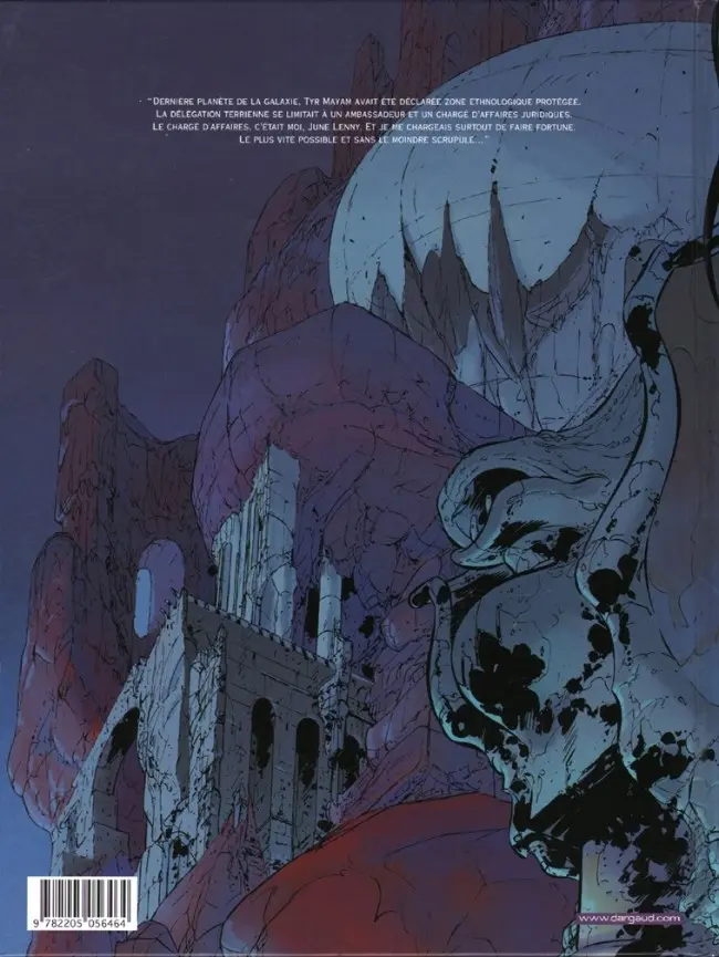 Verso de l'album Mayam Tome 3 Les ruines de Dieu