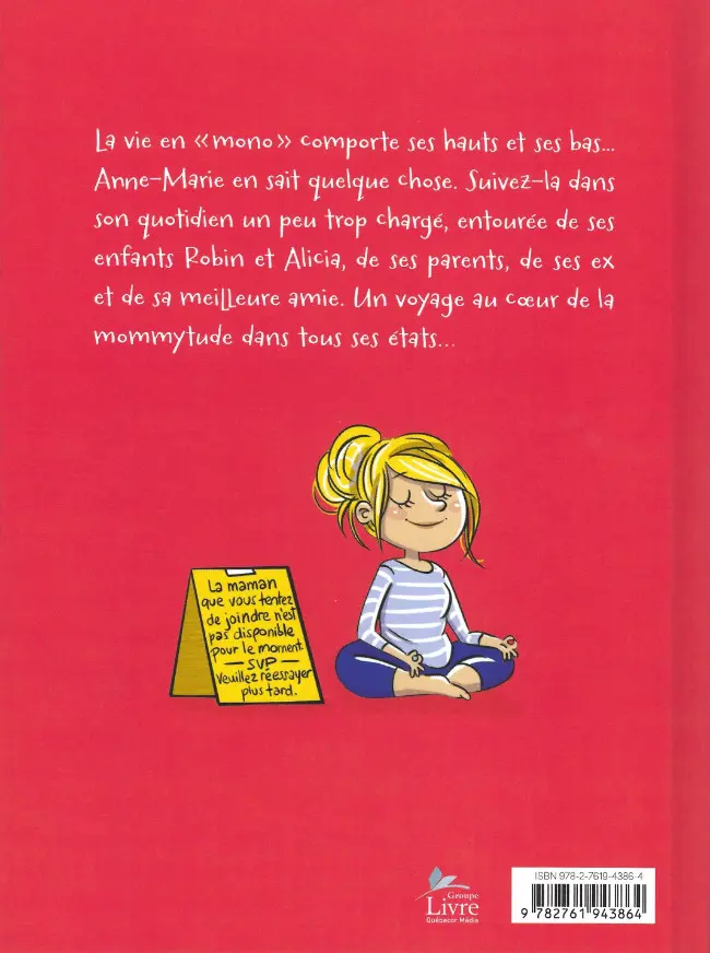 Verso de l'album Moments de Maman