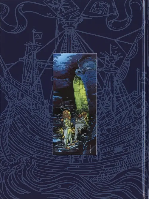 Verso de l'album Le Neptune Journal de bord