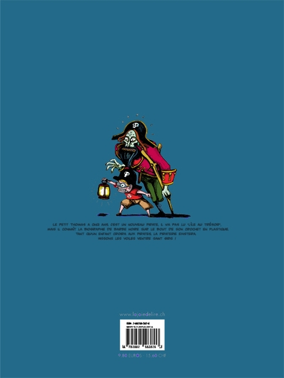 Verso de l'album Les Nouveaux pirates !