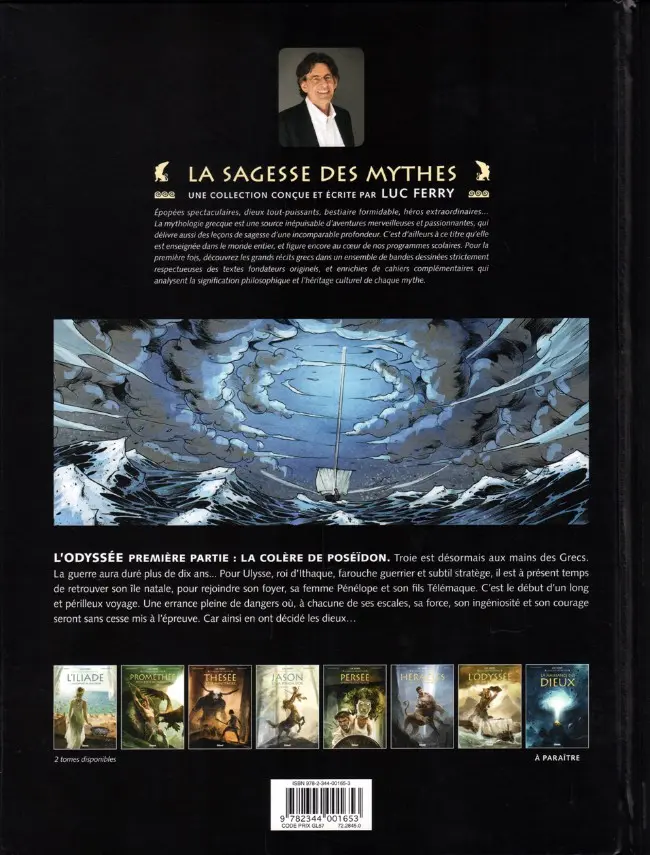 Verso de l'album L'Odyssée 1/4 La Colère de Poséidon