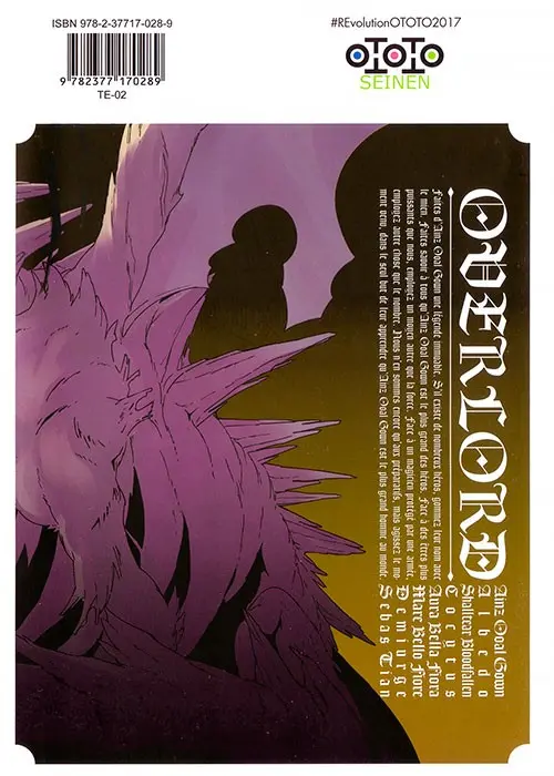 Verso de l'album Overlord 3