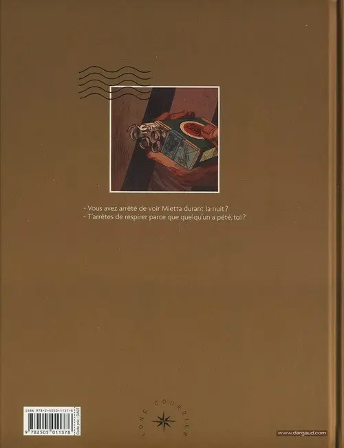 Verso de l'album La Peau de l'ours Tome 1