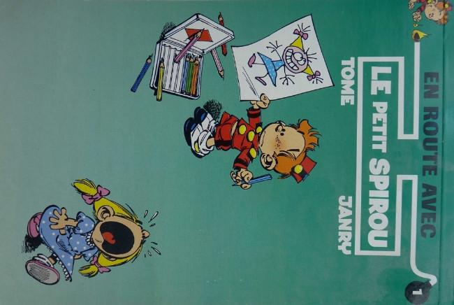 Verso de l'album Le Petit Spirou Albums publicitaires pour Fina Une histoire complète - 1