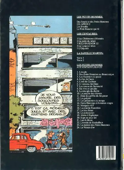 Verso de l'album Les Petits hommes Soleil / Jourdan Tome 4 Le petit homme qui rit