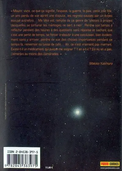 Verso de l'album Planètes Volume 4 Peut-on se faire des amis ?
