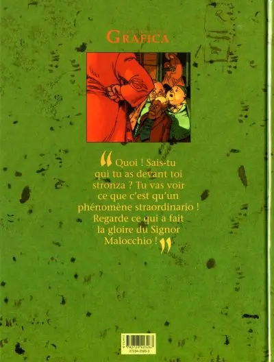 Verso de l'album Le Pont dans la vase Tome 3 Malocchio