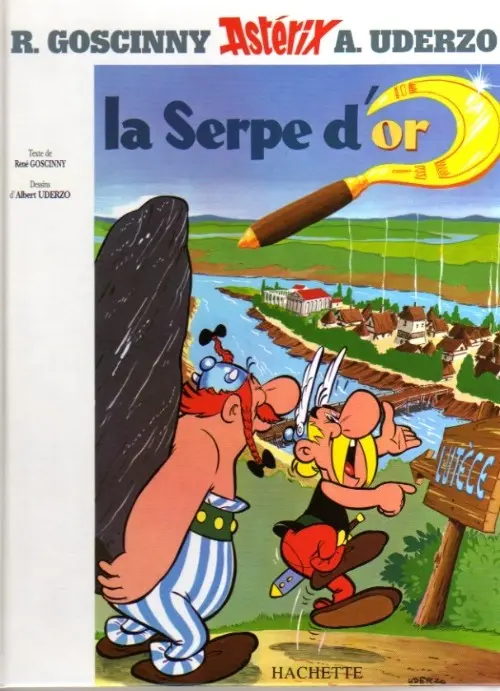 Couverture de l'album Astérix Tome 2 La serpe d'or