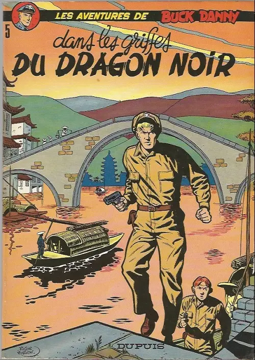 Couverture de l'album Buck Danny Tome 5 Dans les griffes du Dragon Noir