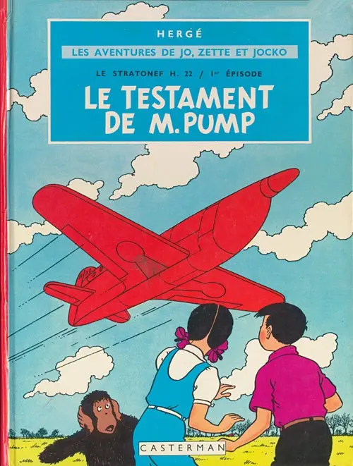 Couverture de l'album Les Aventures de Jo, Zette et Jocko Tome 1 Le testament de M. Pump