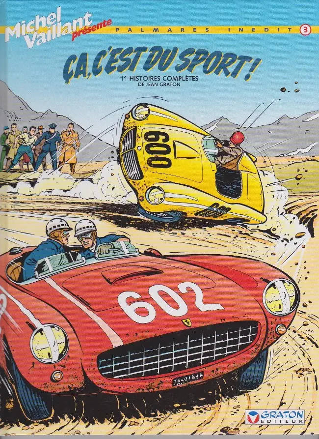 Couverture de l'album Michel Vaillant Palmarès inédit Tome 3 Ça, c'est du sport !