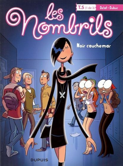 Couverture de l'album Les Nombrils Tome 5 (petit format) 1/3 Noir cauchemar