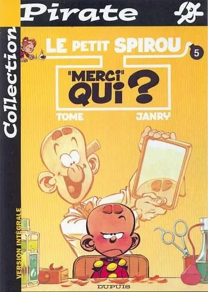 Couverture de l'album Le Petit Spirou Tome 5 Merci qui ?