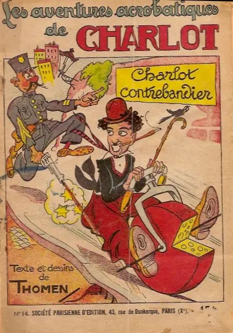 Couverture de l'album Charlot 1ère Série - SPE Tome 14 Charlot contrebandier