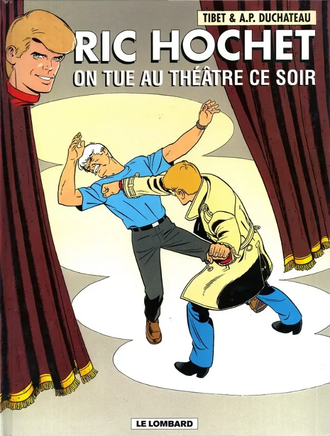 Couverture de l'album Ric Hochet Tome 73 On tue au théâtre ce soir