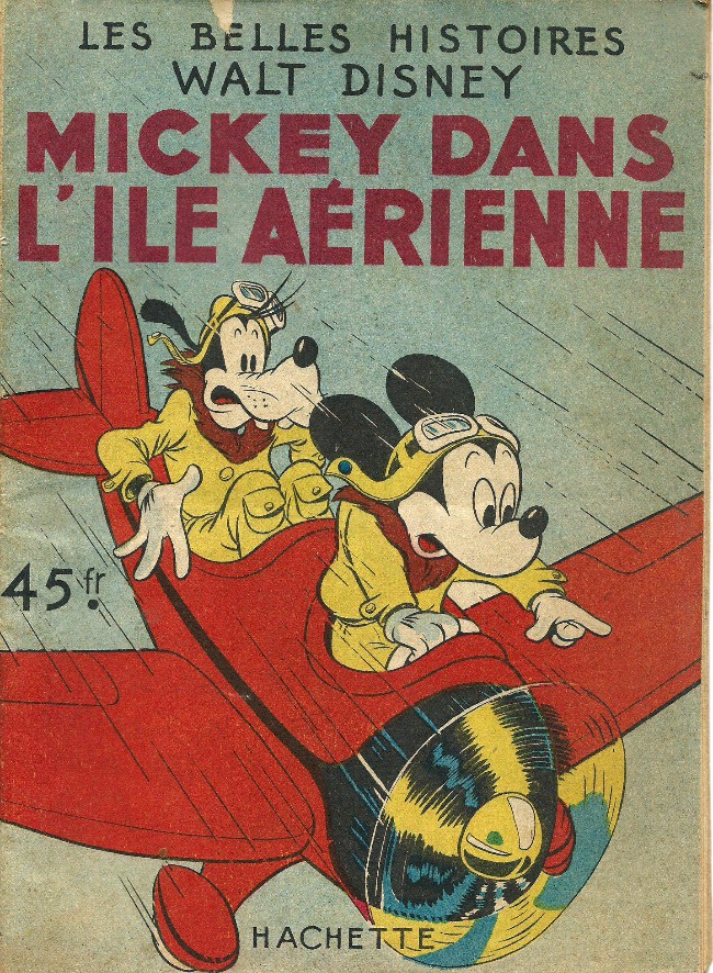 Couverture de l'album Les Belles histoires Walt Disney Tome 12 Mickey dans l'ile aérienne