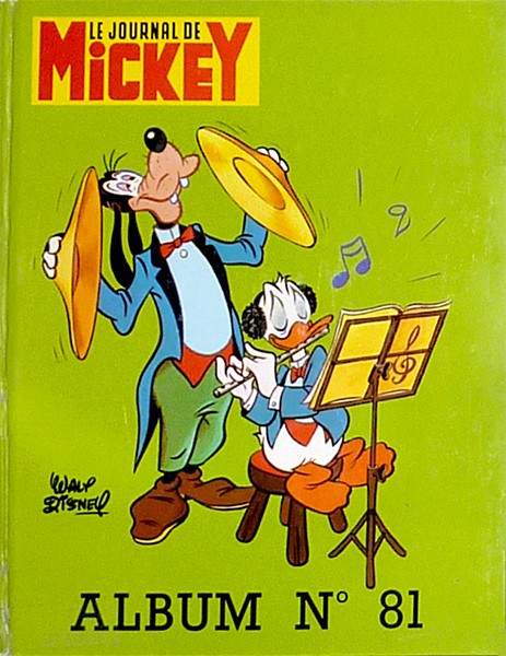 Couverture de l'album Le Journal de Mickey Album N° 81