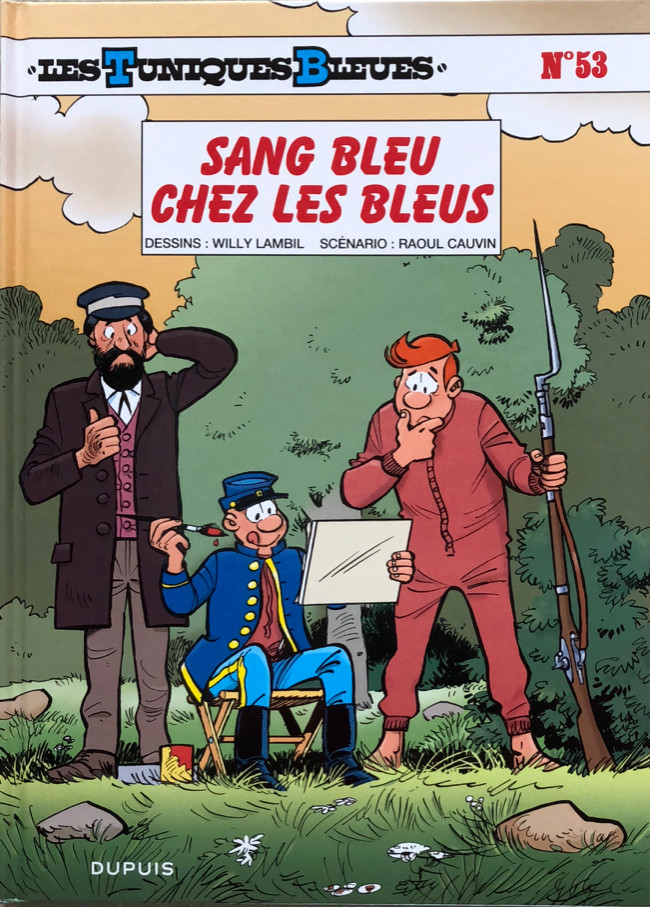 Couverture de l'album Les Tuniques Bleues Tome 53 Sang bleu chez les bleus