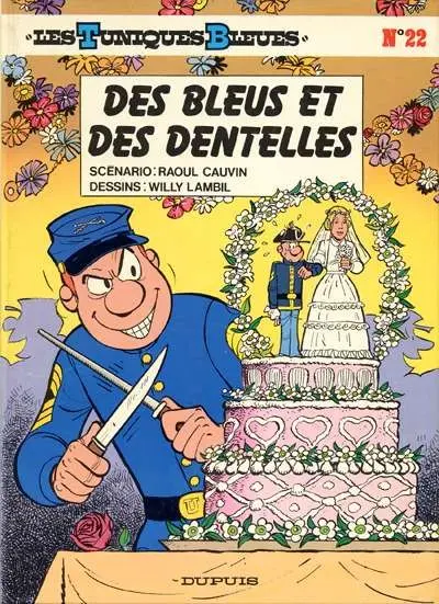 Couverture de l'album Les Tuniques Bleues Tome 22 Des bleus et des dentelles
