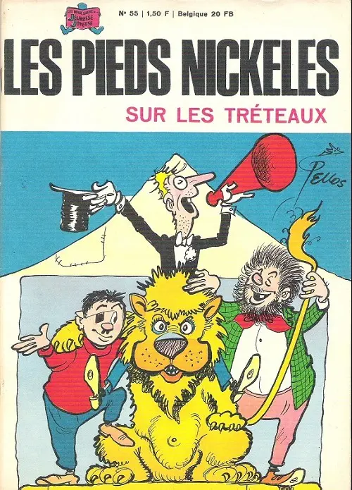 Couverture de l'album Les Pieds Nickelés Tome 55 Les pieds nickelés sur les tréteaux