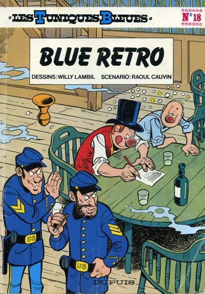 Couverture de l'album Les Tuniques Bleues Tome 18 Blue retro