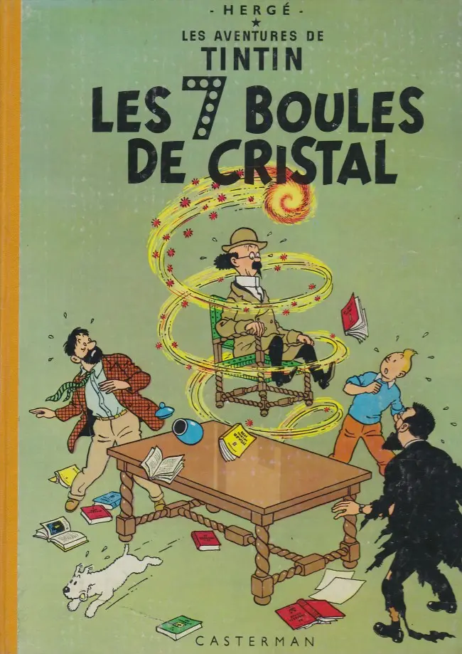 Couverture de l'album Tintin Tome 13 Les 7 boules de cristal