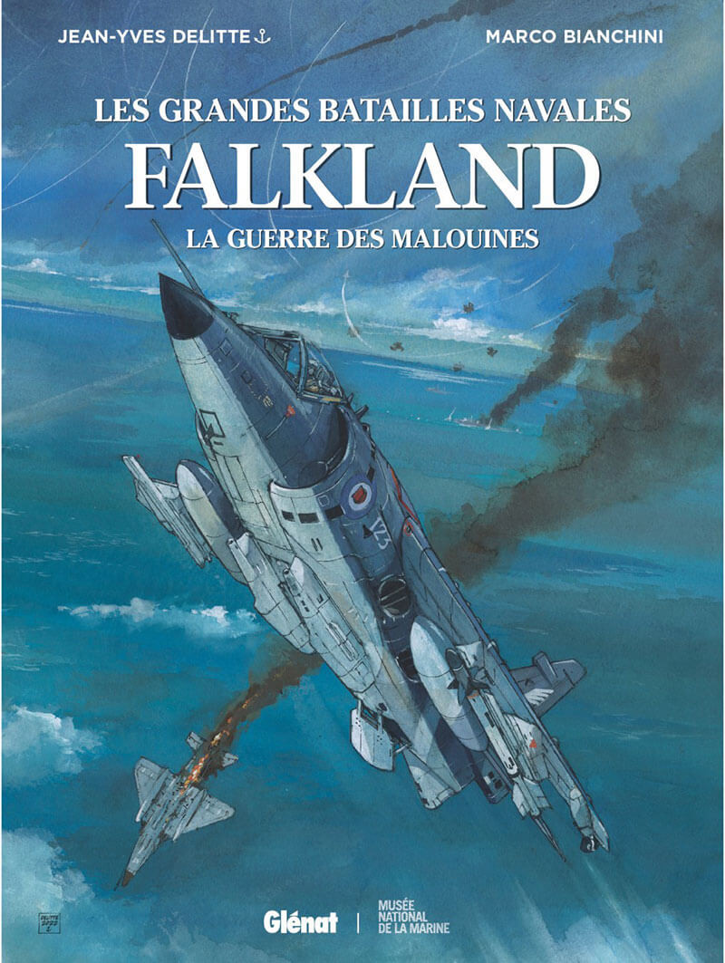 Couverture de l'album Les grandes batailles navales Tome 18 Falklands - La guerre des Malouines