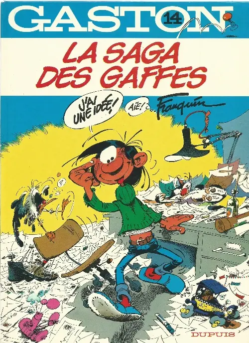 Couverture de l'album Gaston Tome 14 La saga des gaffes