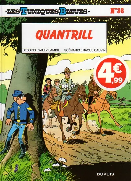 Couverture de l'album Les Tuniques Bleues Tome 36 Quantrill