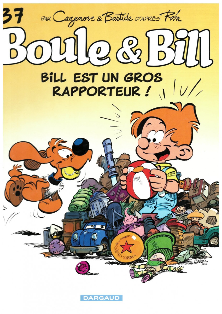 Couverture de l'album Boule & Bill Tome 37 Bill est un gros rapporteur !