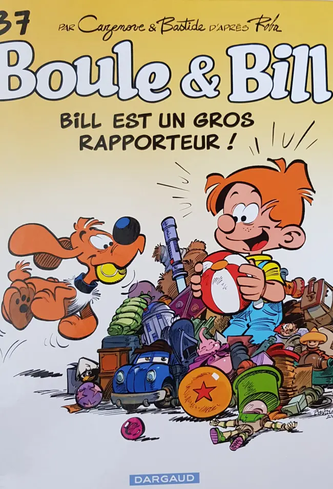 Couverture de l'album Boule & Bill Tome 37 Bill est un gros rapporteur !