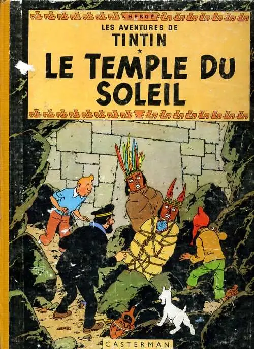 Couverture de l'album Tintin Tome 14 Le temple du soleil