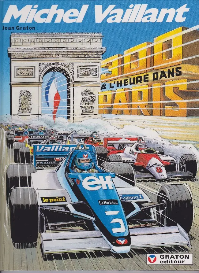 Couverture de l'album Michel Vaillant Tome 42 300 à l'heure dans Paris