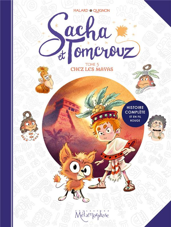 Couverture de l'album Sacha et Tomcrouz Tome 5 Chez les Mayas