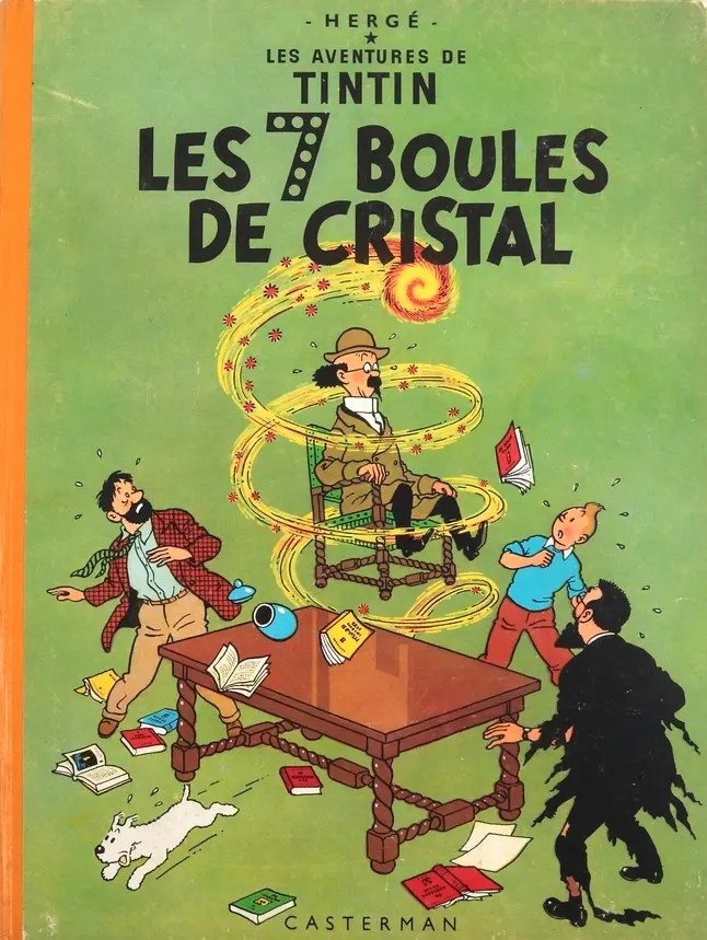 Couverture de l'album Tintin Tome 13 Les 7 boules de cristal