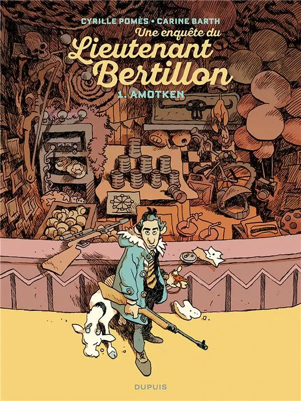Couverture de l'album Une enquête du Lieutenant Bertillon 1 Amotken
