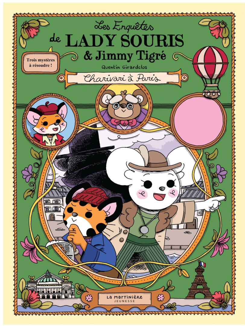 Couverture de l'album Les Enquêtes de Lady Souris & Jimmy Tigré 2 Du rififi à Paris