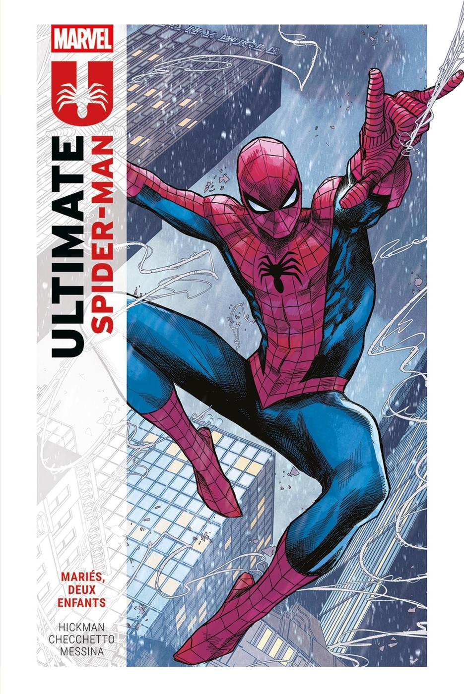 Couverture de l'album Ultimate Spider-Man Tome 1 Mariés, deux enfants