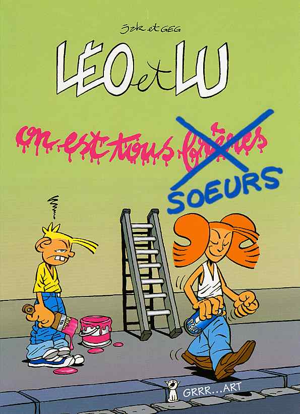 Couverture de l'album Léo et Lu Tome 1 On est tous (frères) sœurs