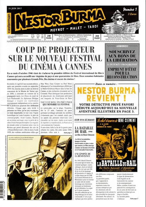 Couverture de l'album Nestor Burma L'homme au sang bleu numéro 1