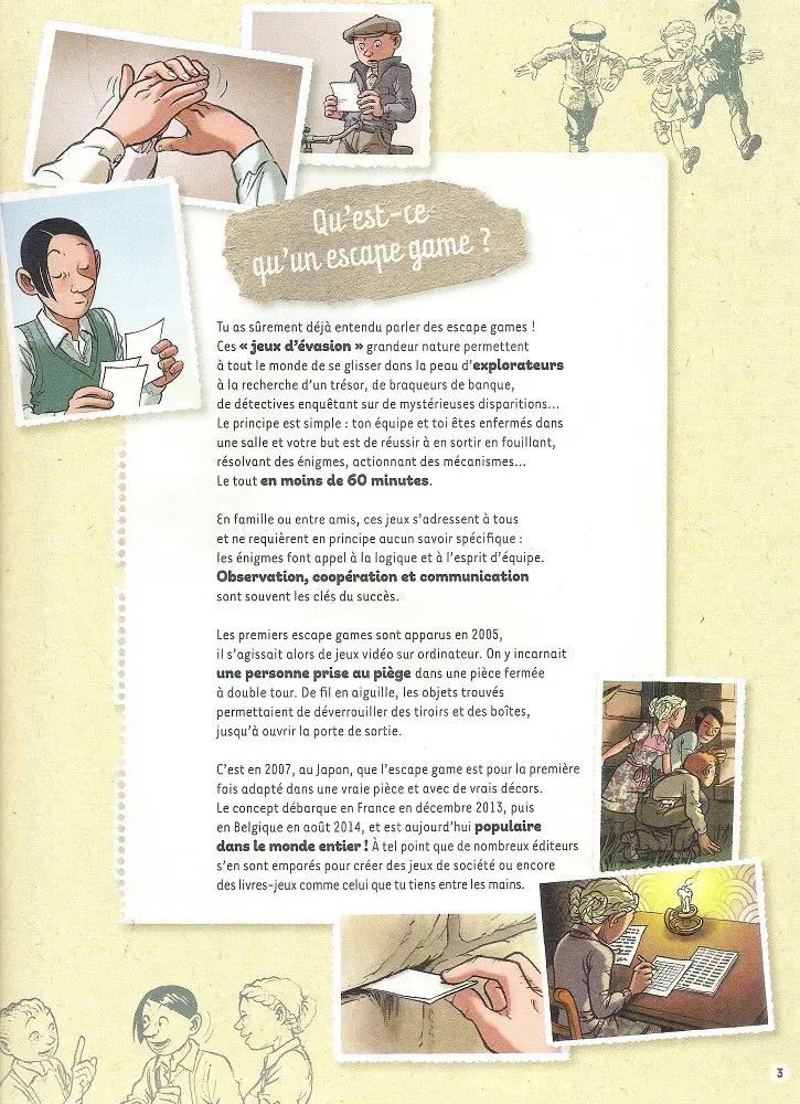 Planche de l'album Les Enfants de la Résistance L'Escape Game L'évasion de l'aviateur anglais