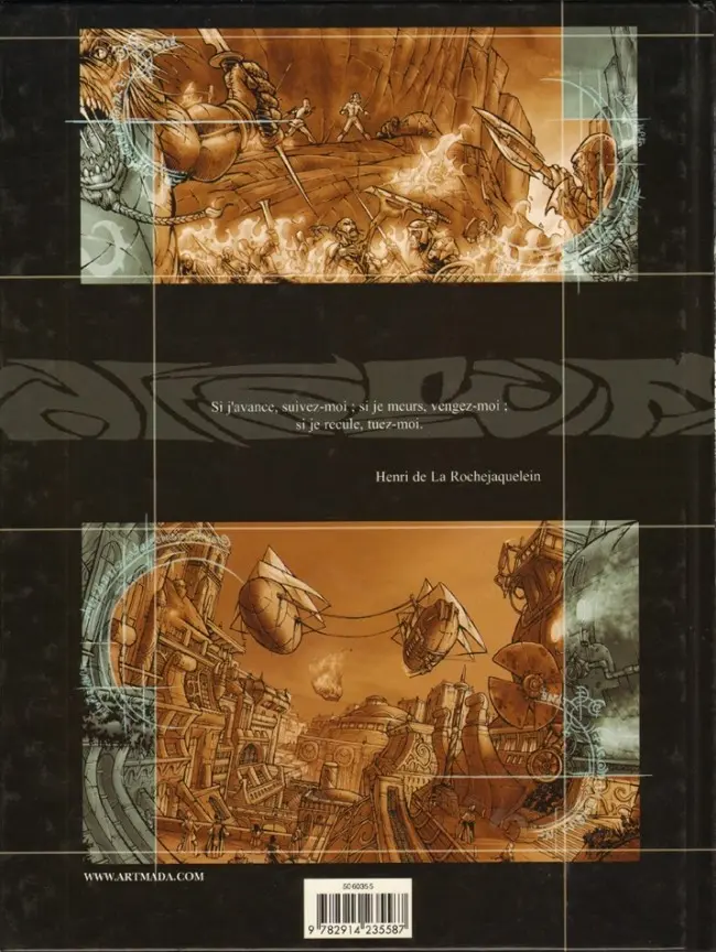 Verso de l'album Shaman Tome 1 L'éveil