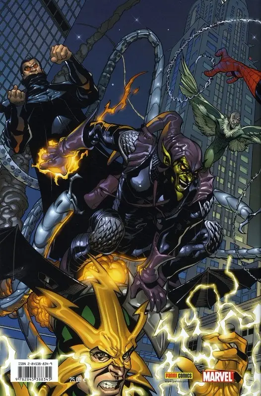 Verso de l'album Spider-Man - Le Dernier Combat