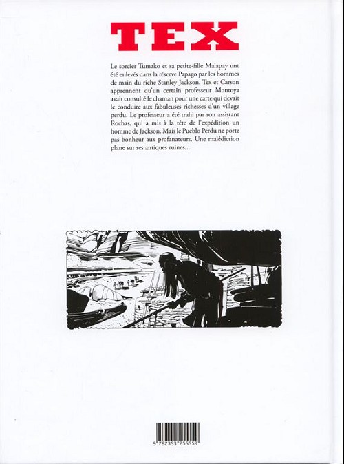 Verso de l'album Tex (Spécial) Tome 7 Le Pueblo perdu