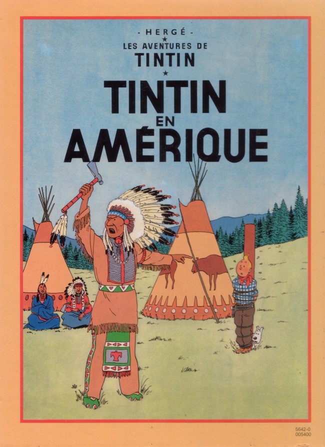 Verso de l'album Tintin Tomes 2 et 3 Tintin au Congo / Tintin en Amérique