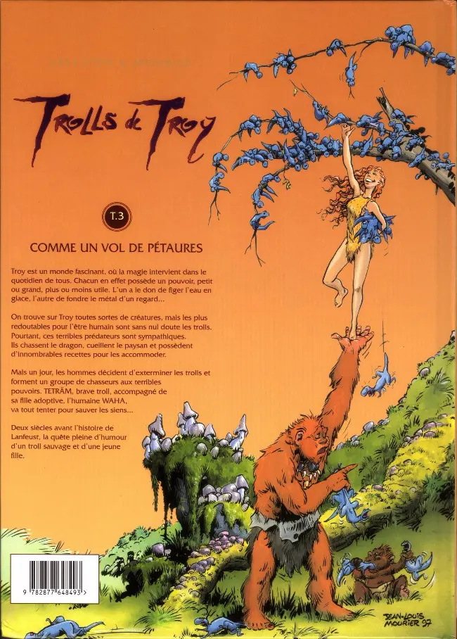 Verso de l'album Trolls de Troy Tome 3 Comme un vol de pétaures