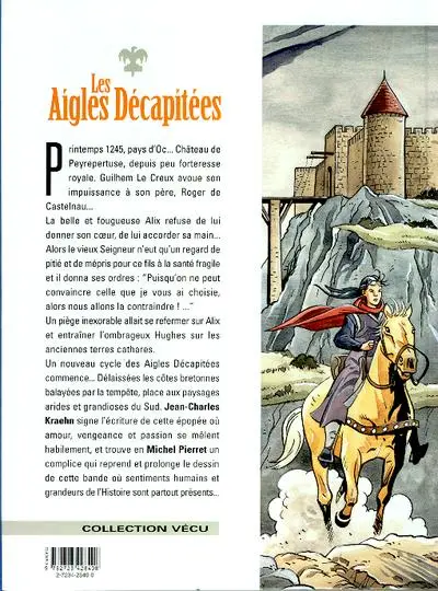 Verso de l'album Les Aigles décapitées Tome 6 Alix
